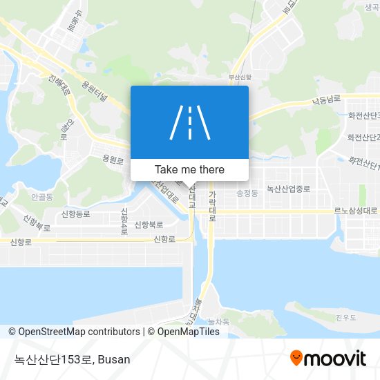 녹산산단153로 map