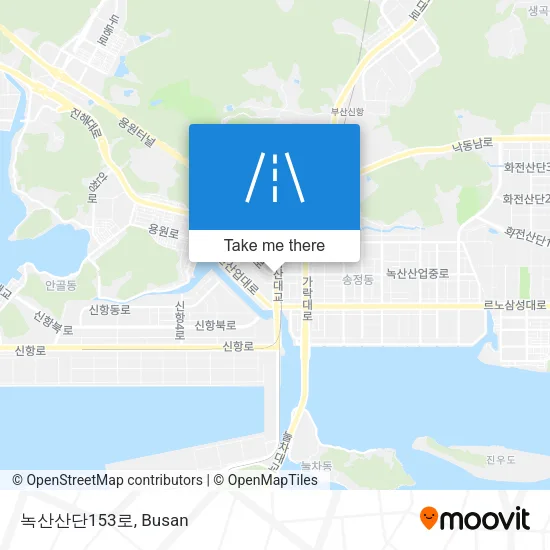 녹산산단153로 map