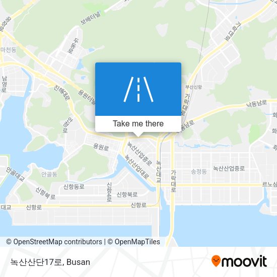 녹산산단17로 map