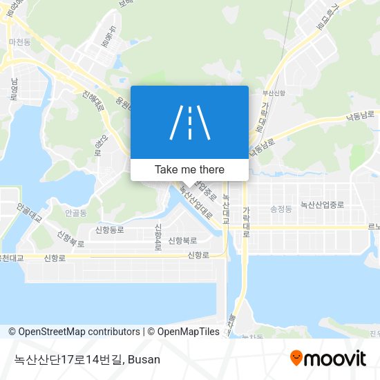 녹산산단17로14번길 map