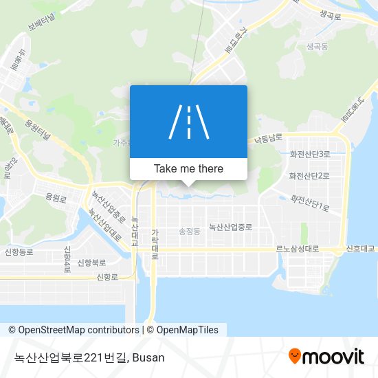 녹산산업북로221번길 map