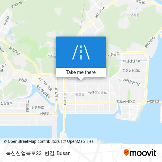 녹산산업북로221번길 map