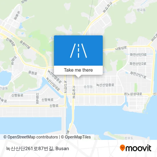 녹산산단261로87번길 map