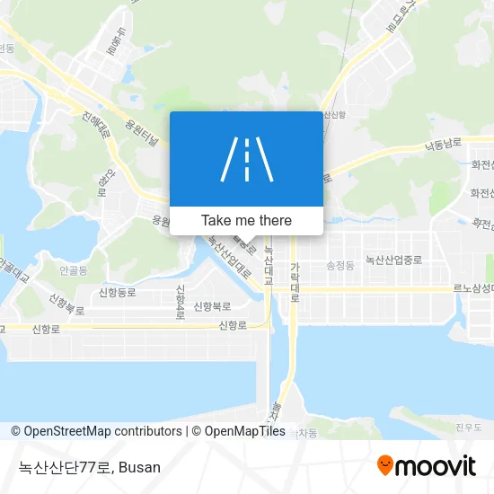 녹산산단77로 map