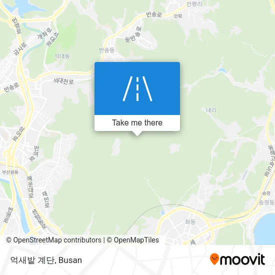 억새밭 계단 map