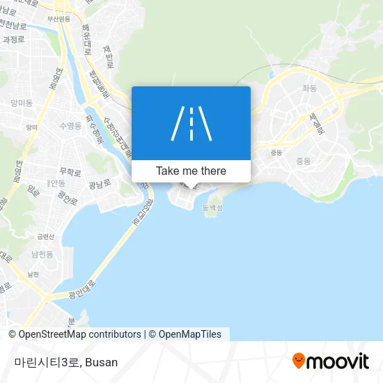 마린시티3로 map