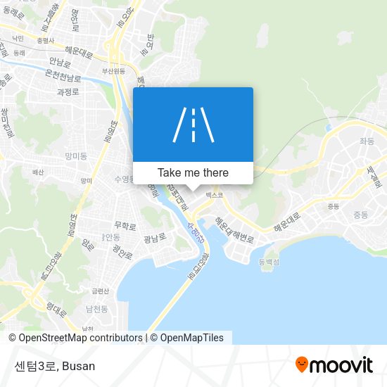 센텀3로 map
