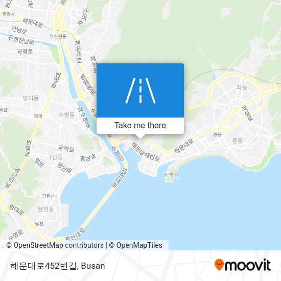 해운대로452번길 map