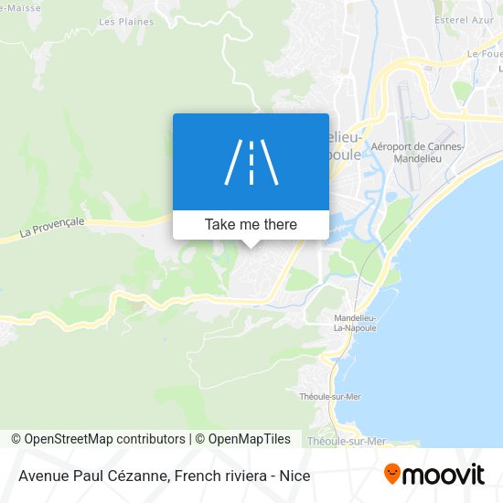 Avenue Paul Cézanne map