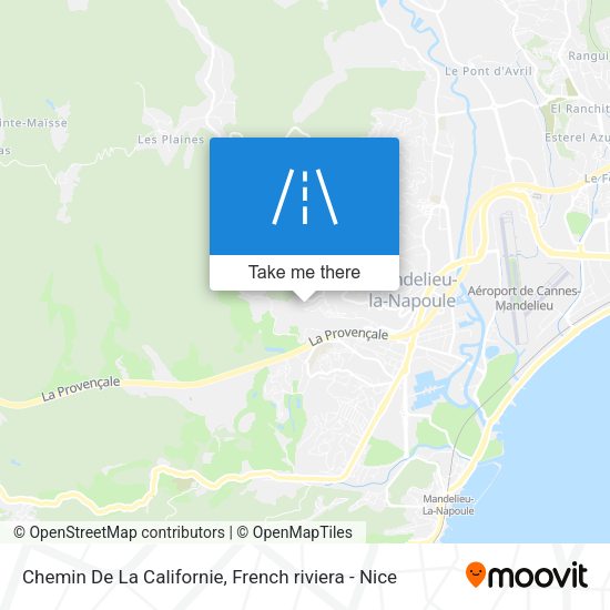 Chemin De La Californie map