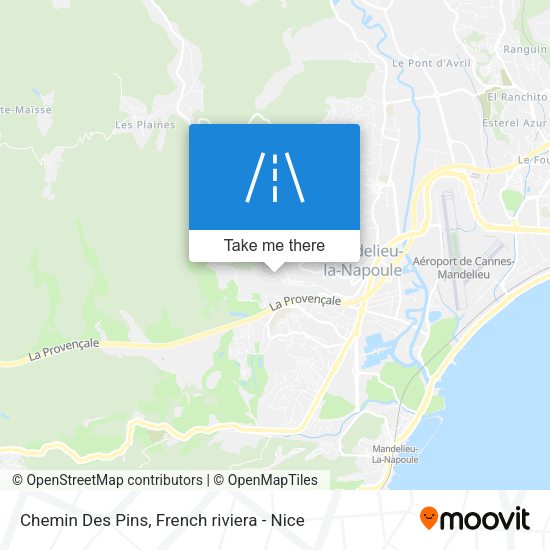 Chemin Des Pins map