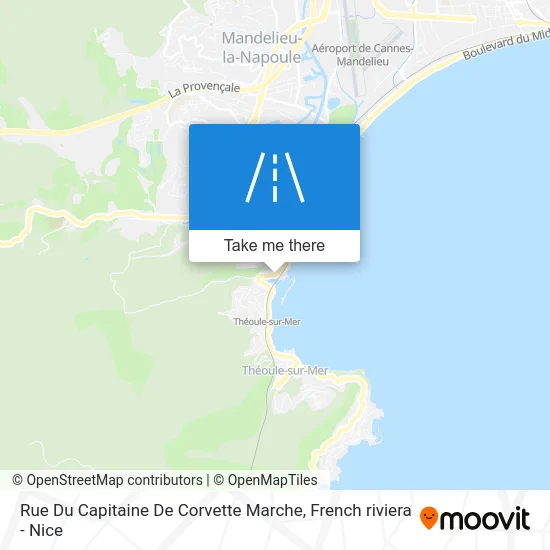 Rue Du Capitaine De Corvette Marche map