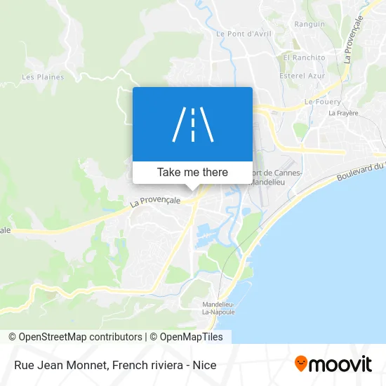 Mapa Rue Jean Monnet