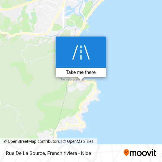 Mapa Rue De La Source