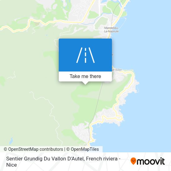 Sentier Grundig Du Vallon D'Autel map