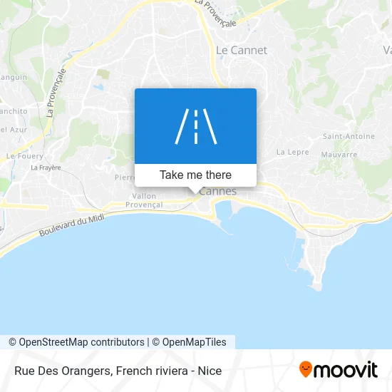 Rue Des Orangers map