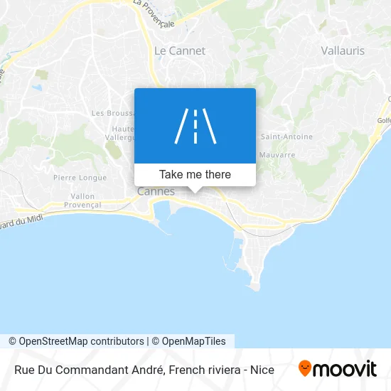 Rue Du Commandant André map