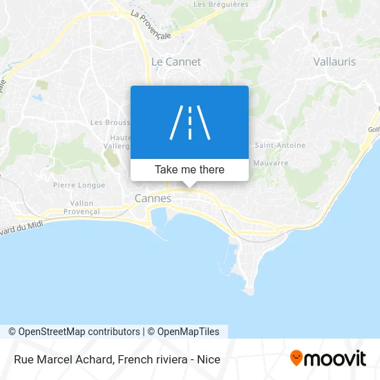 Rue Marcel Achard map