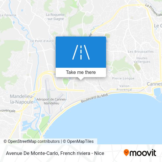 Avenue De Monte-Carlo map