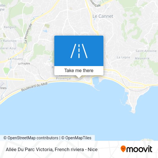 Allée Du Parc Victoria map