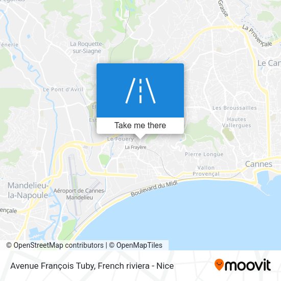 Avenue François Tuby map