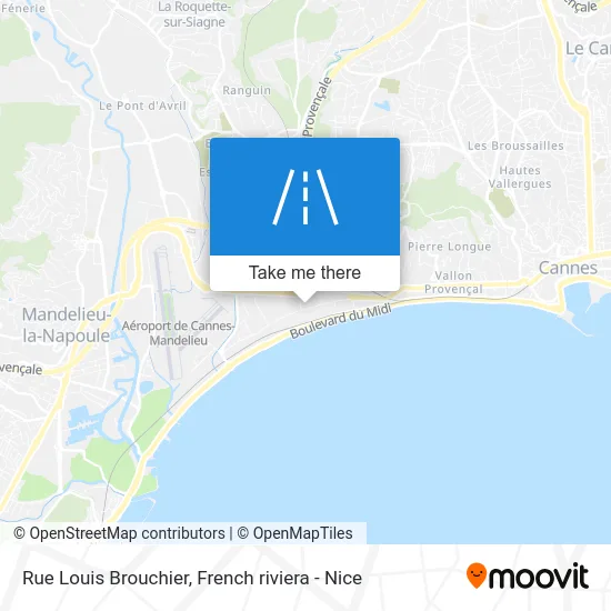 Rue Louis Brouchier map