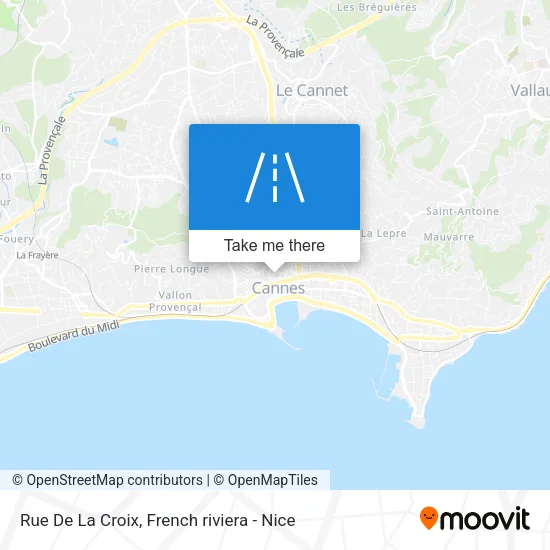 Rue De La Croix map