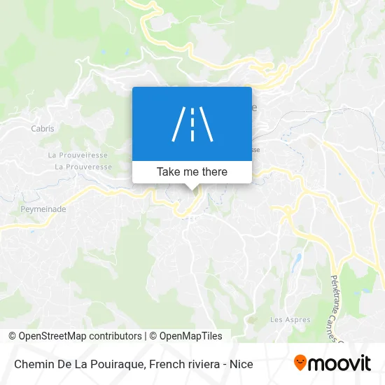 Chemin De La Pouiraque map