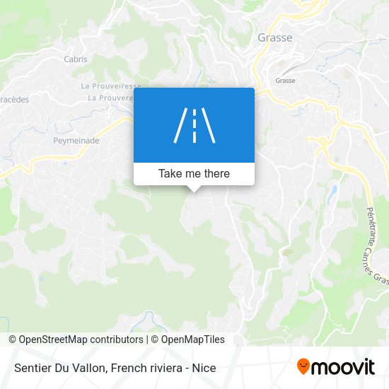 Sentier Du Vallon map