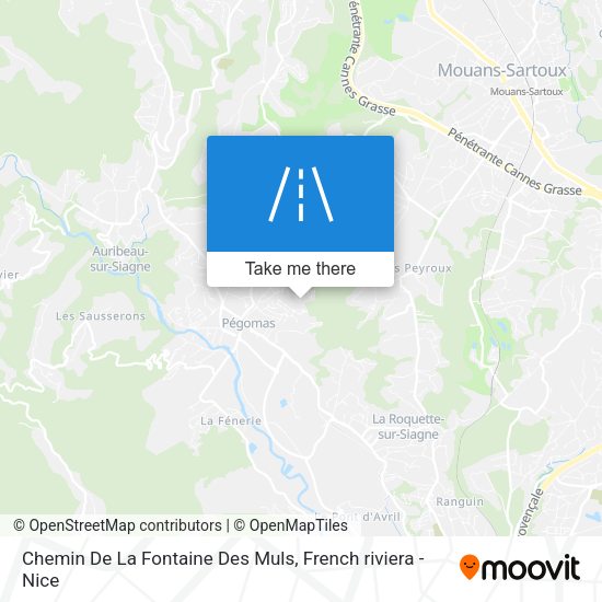 Chemin De La Fontaine Des Muls map