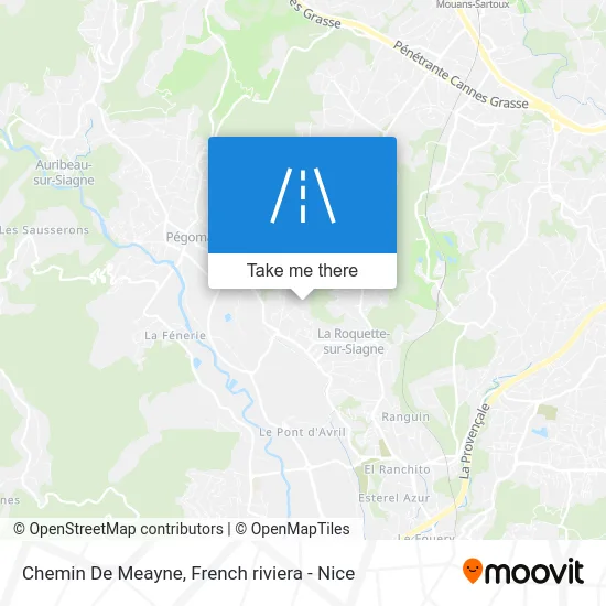 Chemin De Meayne map