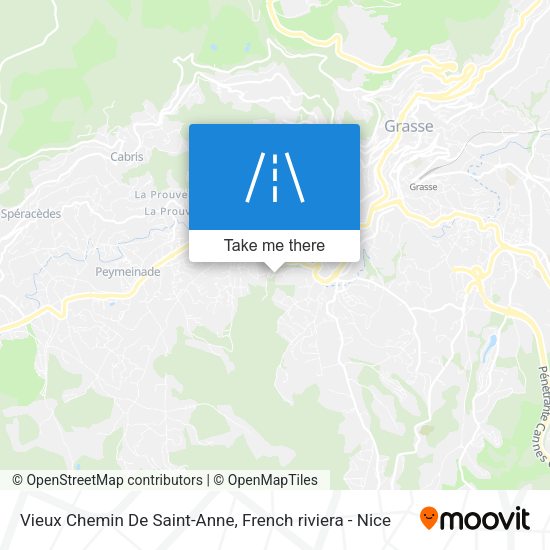 Vieux Chemin De Saint-Anne map