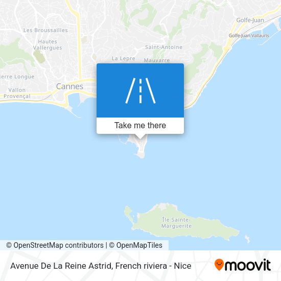 Avenue De La Reine Astrid map