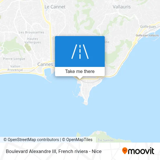 Boulevard Alexandre III map