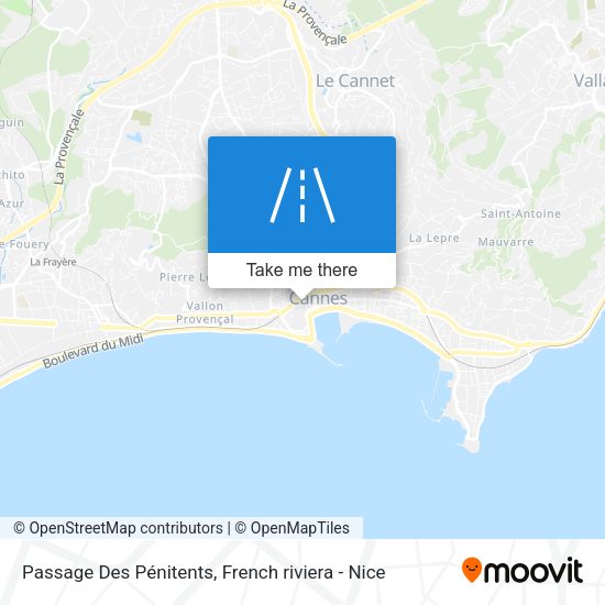 Passage Des Pénitents map