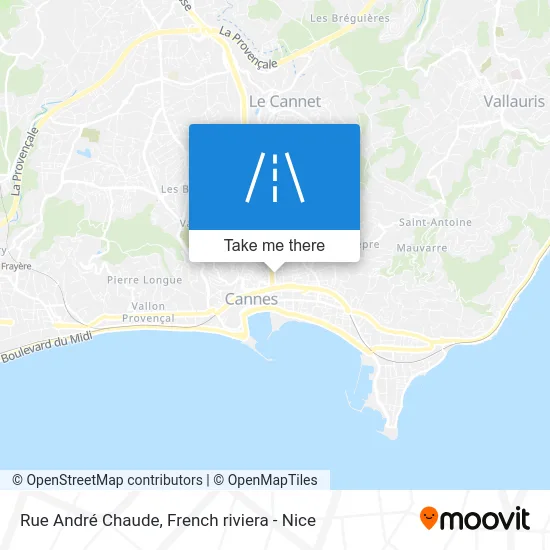 Mapa Rue André Chaude