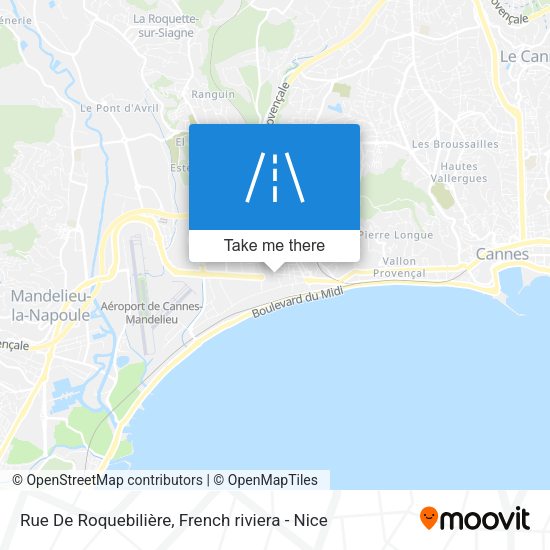 Rue De Roquebilière map