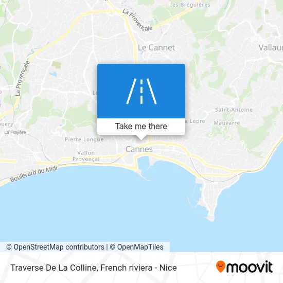 Traverse De La Colline map