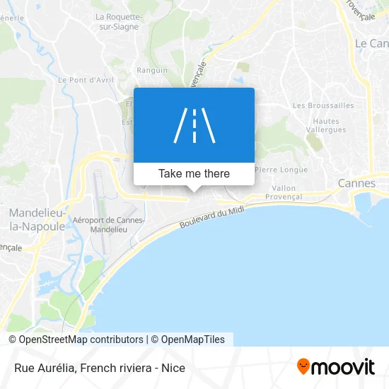 Rue Aurélia map