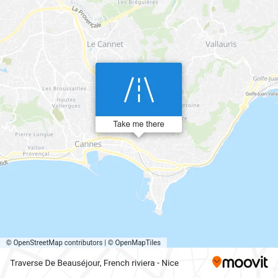 Traverse De Beauséjour map