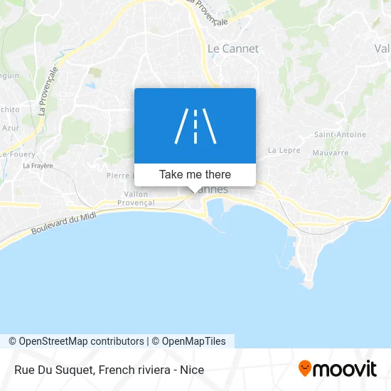 Rue Du Suquet map