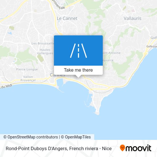 Rond-Point Duboys D'Angers map