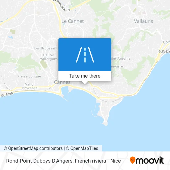 Rond-Point Duboys D'Angers map