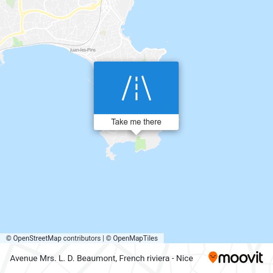 Avenue Mrs. L. D. Beaumont map