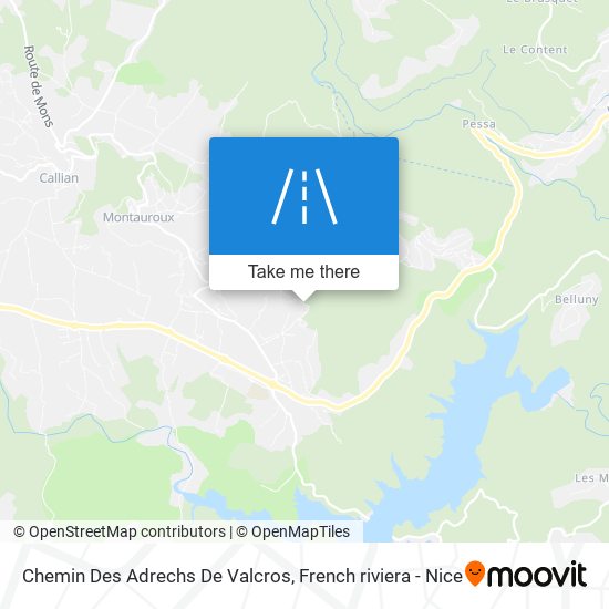 Chemin Des Adrechs De Valcros map