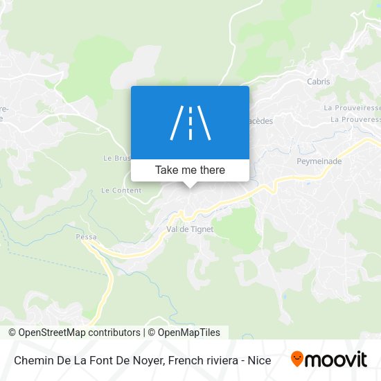 Chemin De La Font De Noyer map