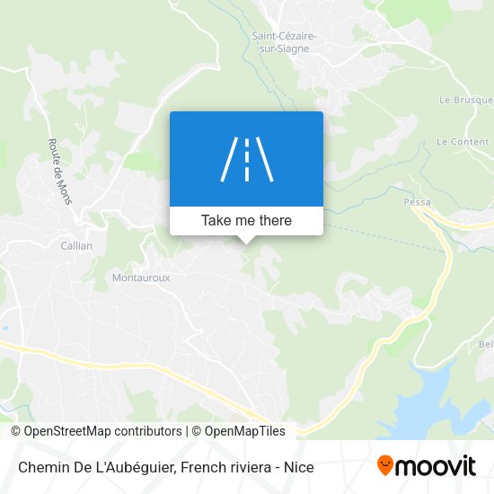 Chemin De L'Aubéguier map