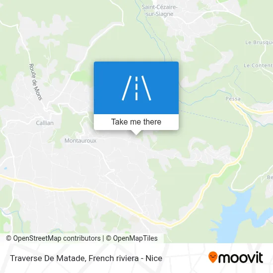 Traverse De Matade map