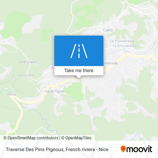 Traverse Des Pins Pignous map