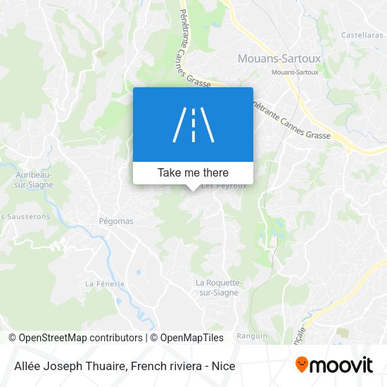 Allée Joseph Thuaire map